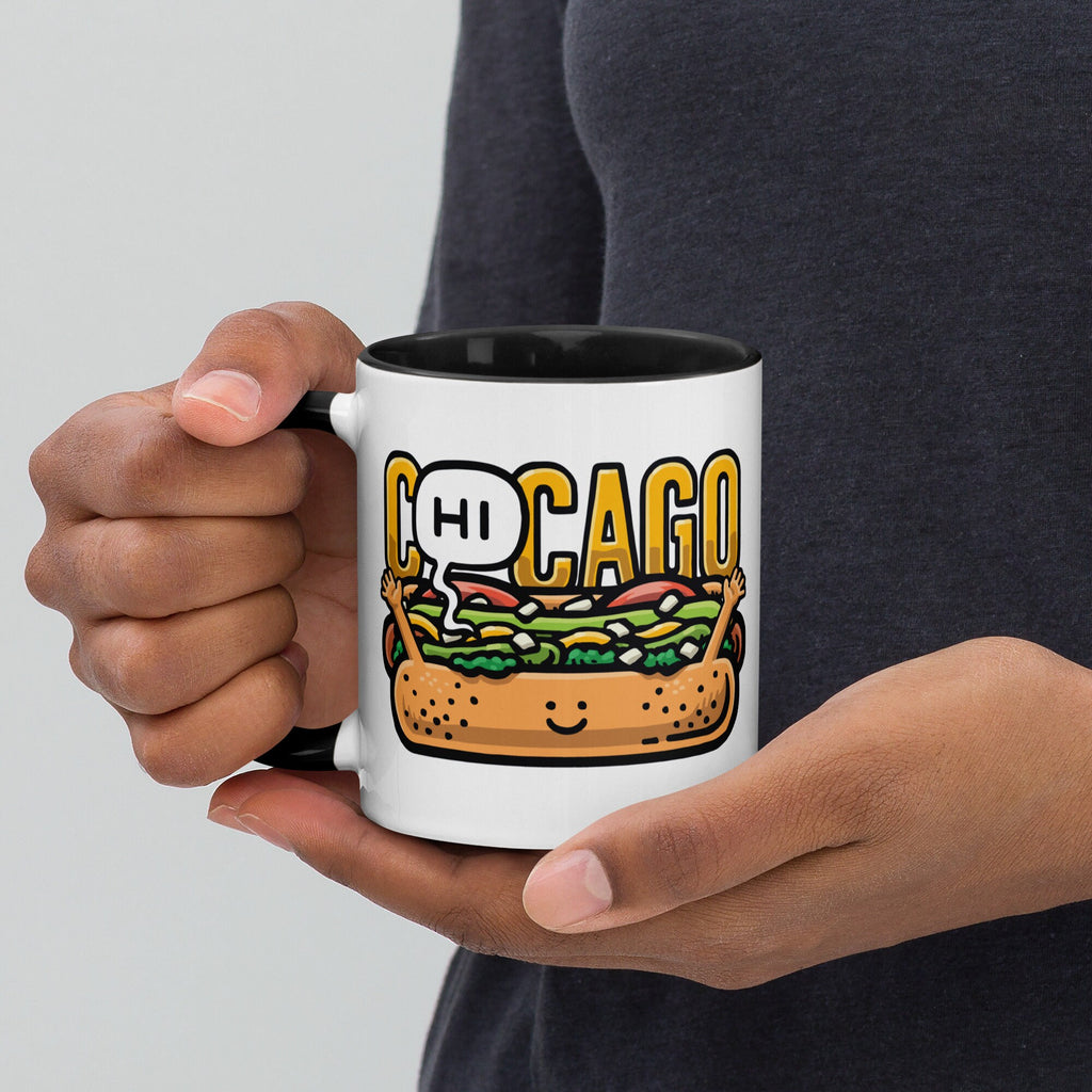 C(Hi)cago Dog Mug with Color Inside