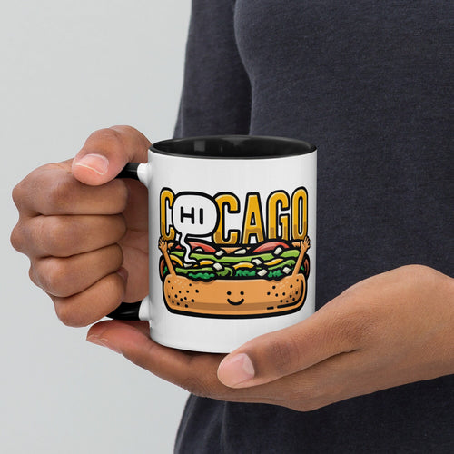C(Hi)cago Dog Mug with Color Inside