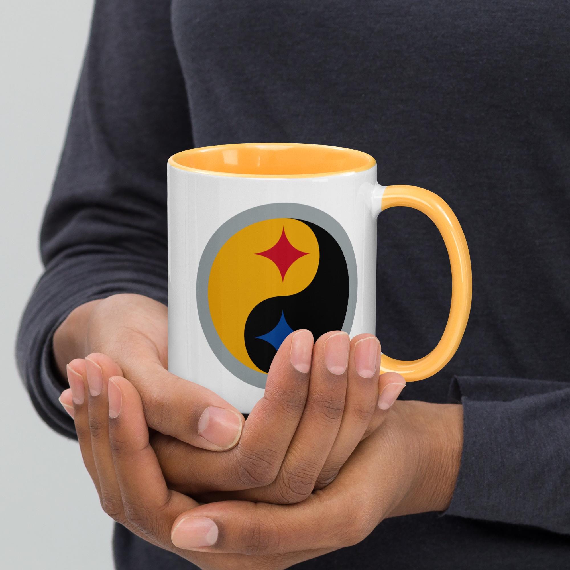 Yinz Yang Mug with Color Inside