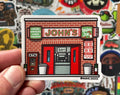 John's Water Ice Sticker