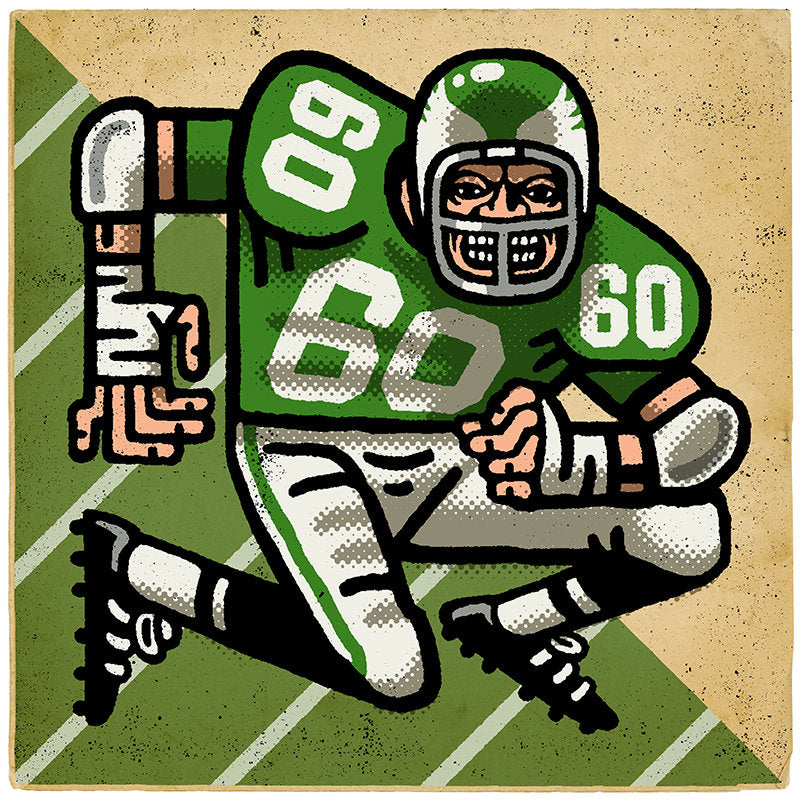 Chuck Bednarik Portrait