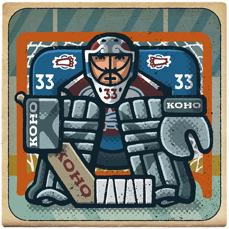 Patrick Roy Portrait (Avalanche)