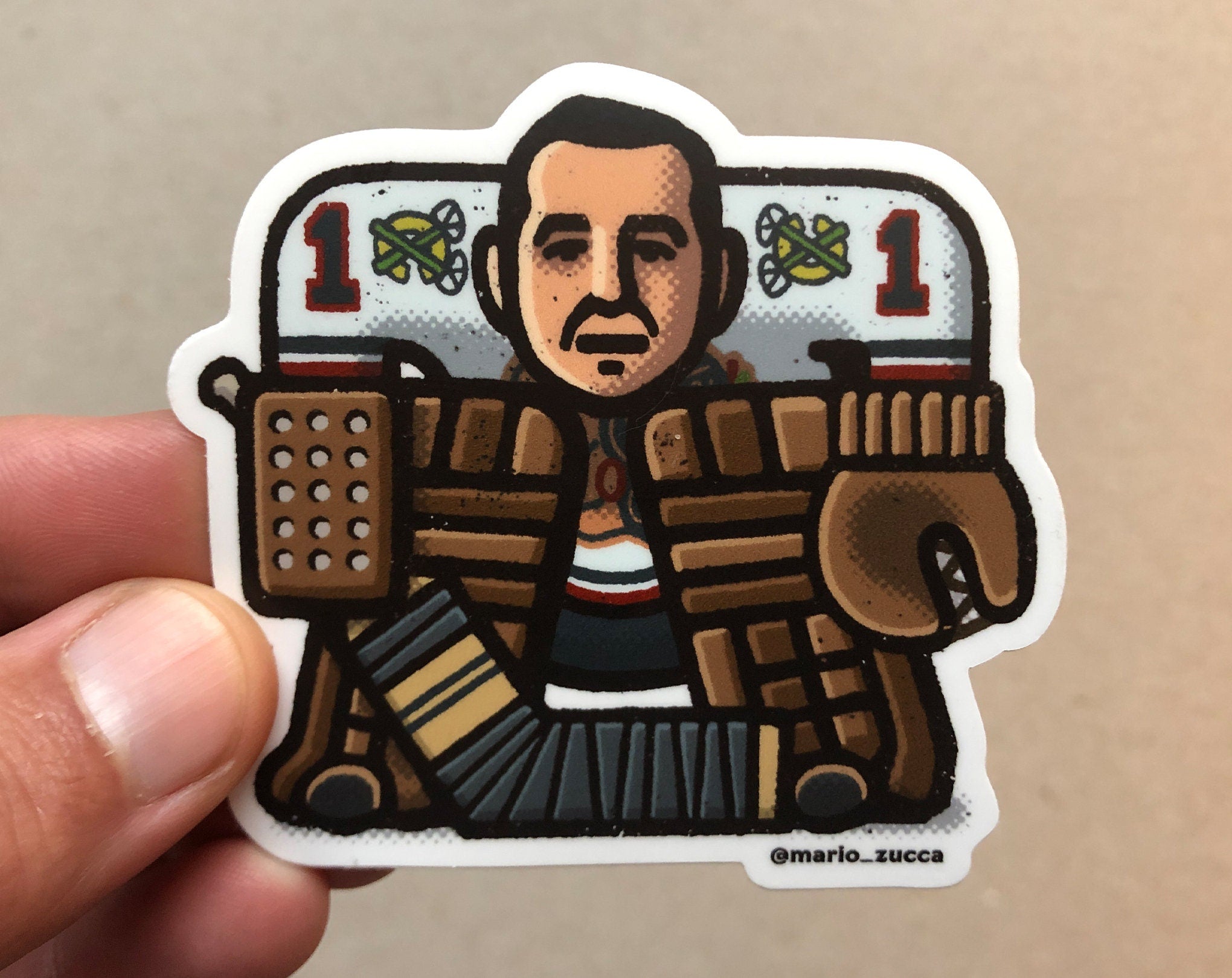 Glenn Hall Sticker