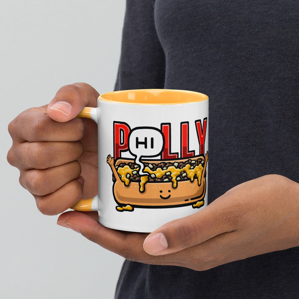 P(Hi)lly Cheesesteak Mug with Color Inside