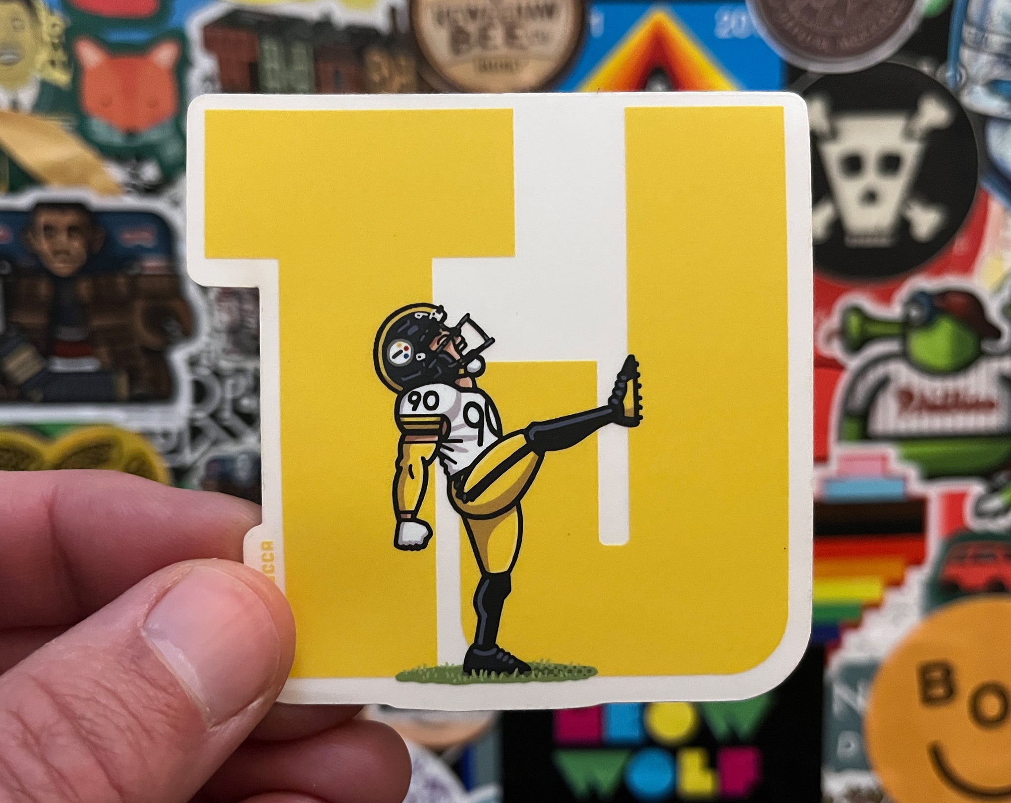TJ Watt *Clear* Sticker