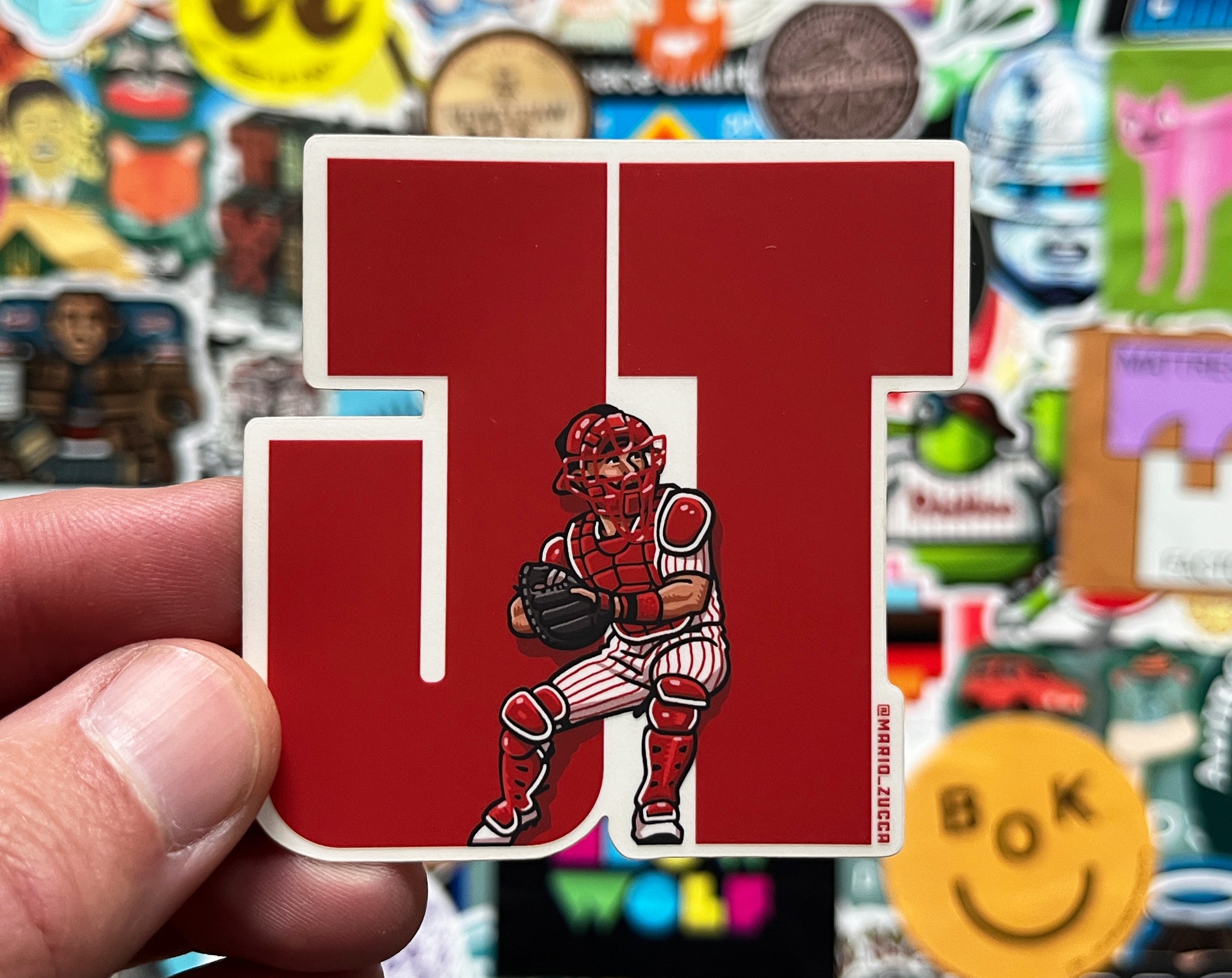 JT Realmuto *Clear* Sticker