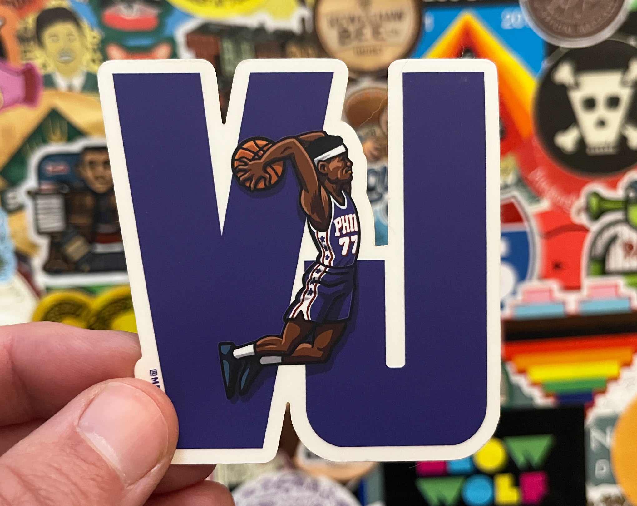 VJ Edgecombe *Clear* Sticker