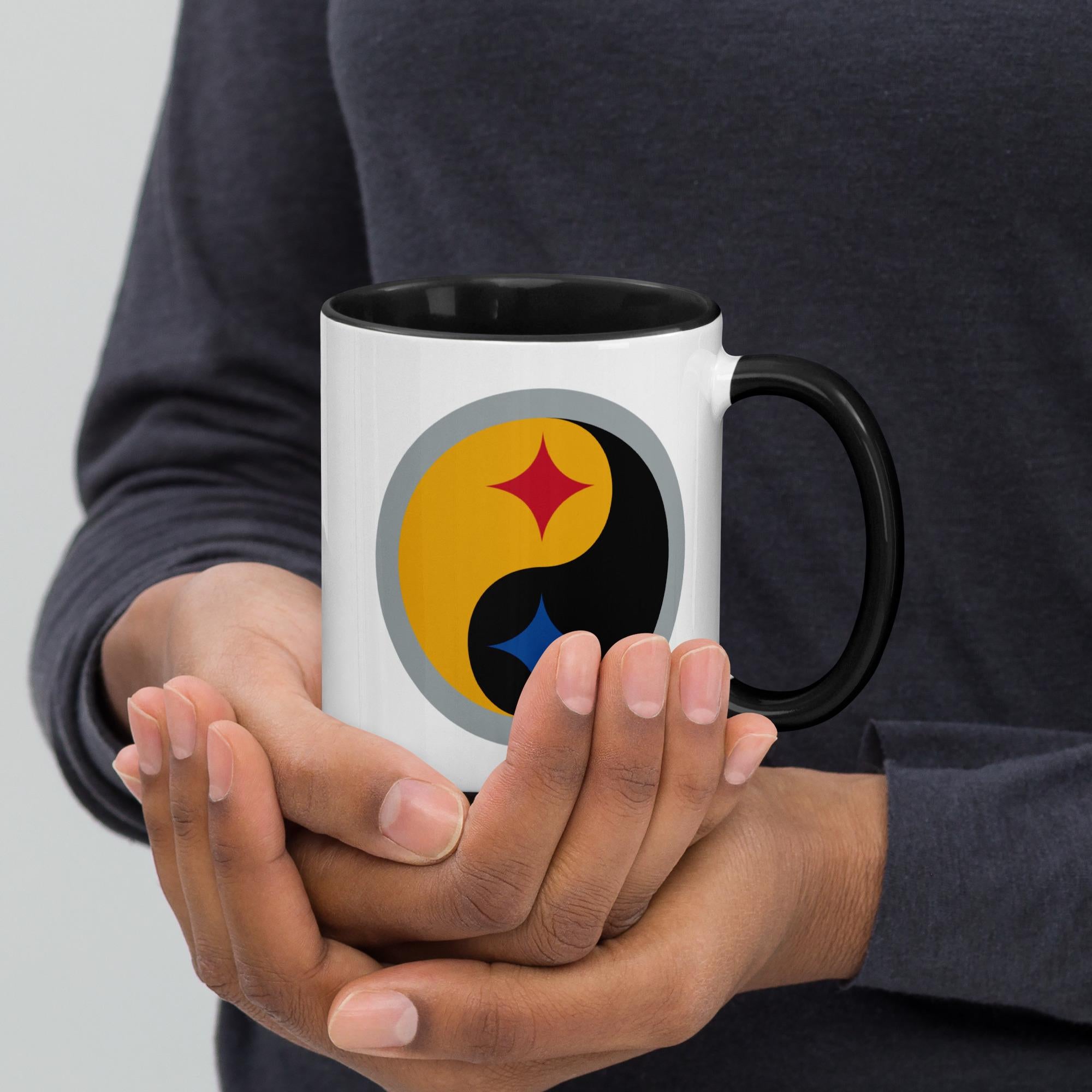 Yinz Yang Mug with Color Inside
