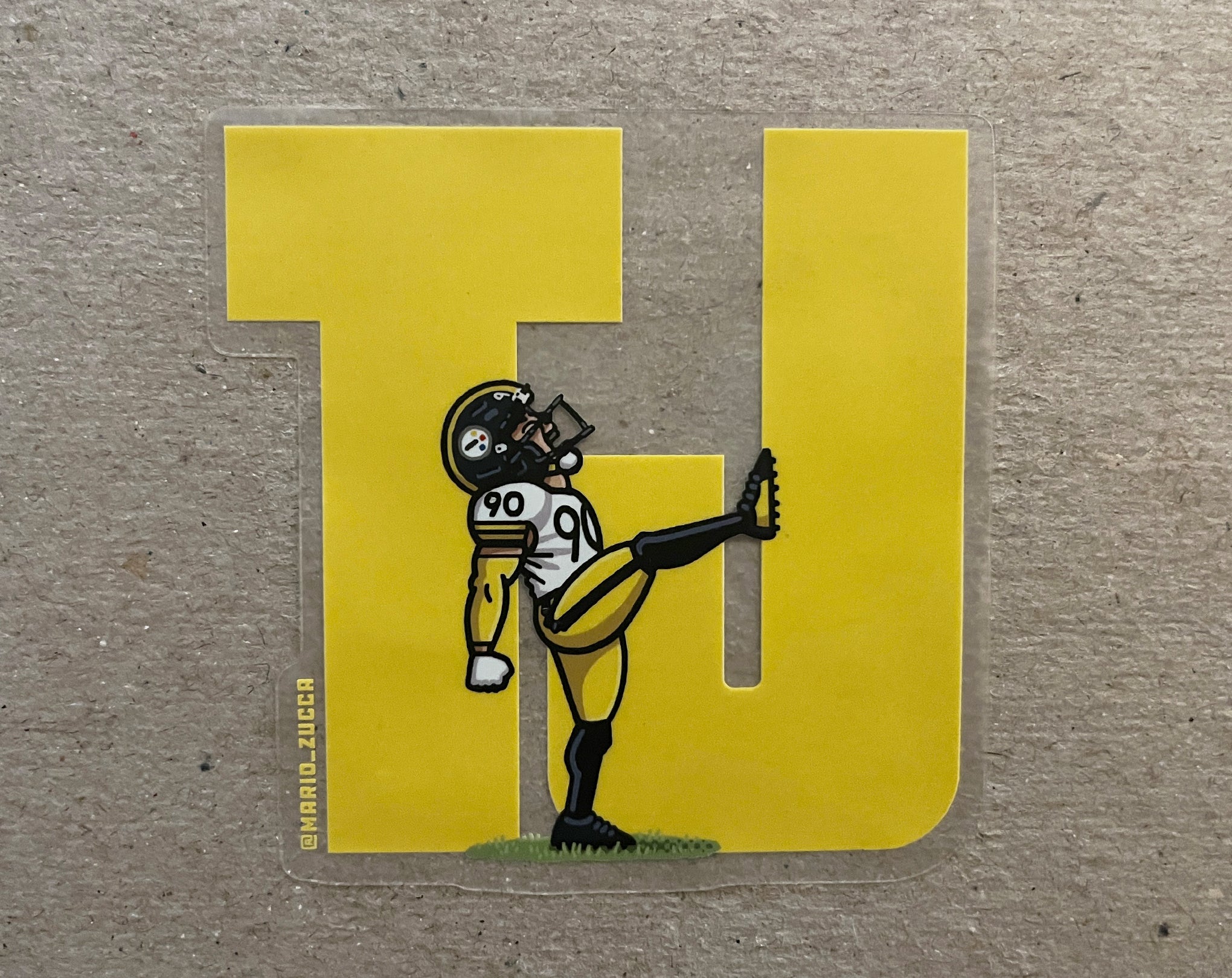TJ Watt *Clear* Sticker