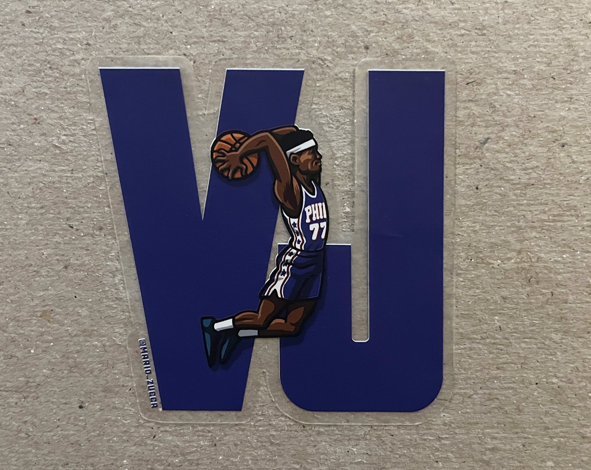 VJ Edgecombe *Clear* Sticker