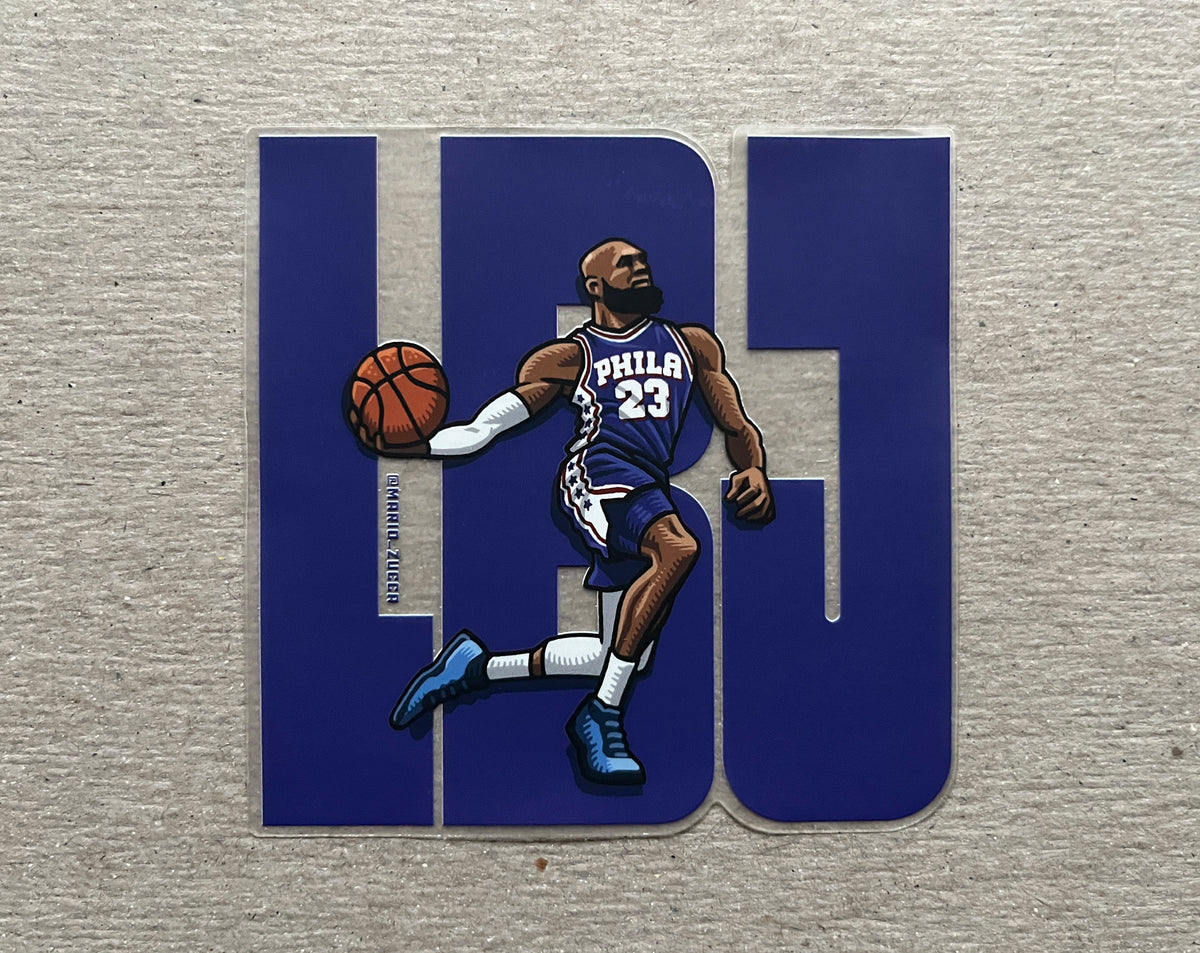 LeBron James "LBJ" *Clear* Sticker