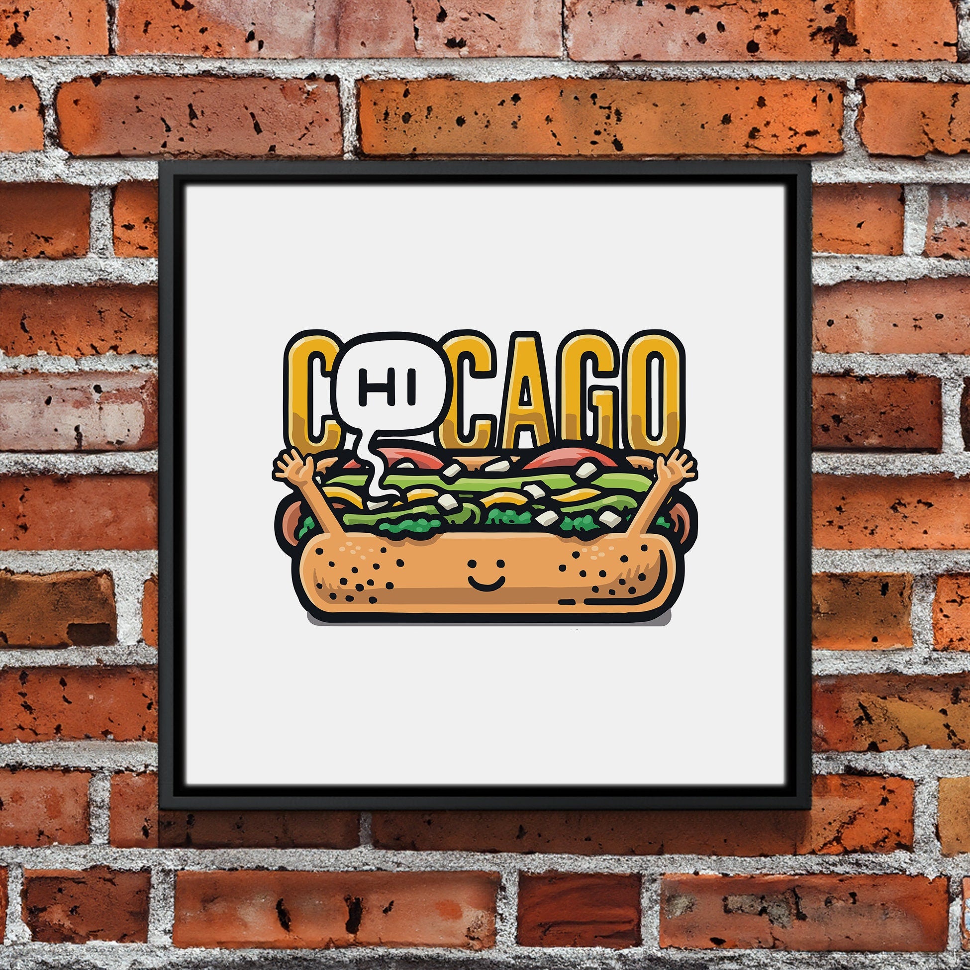 C(hi)cago Dog Print