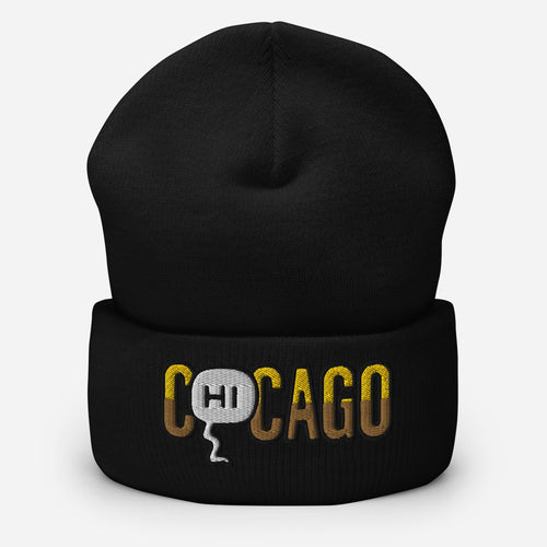 C(Hi)cago Embroidered Beanie