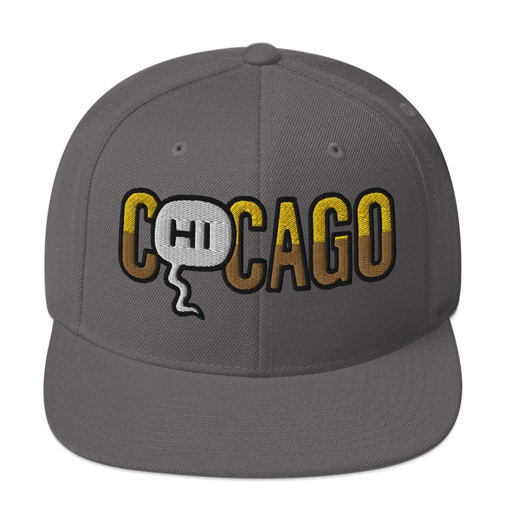 C(Hi)cago Embroidered Snapback Hat