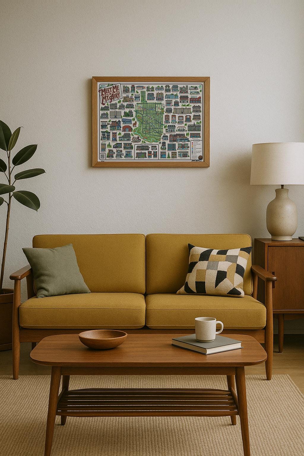 Meet Me in Mt. Airy Map – Limited Edition Print