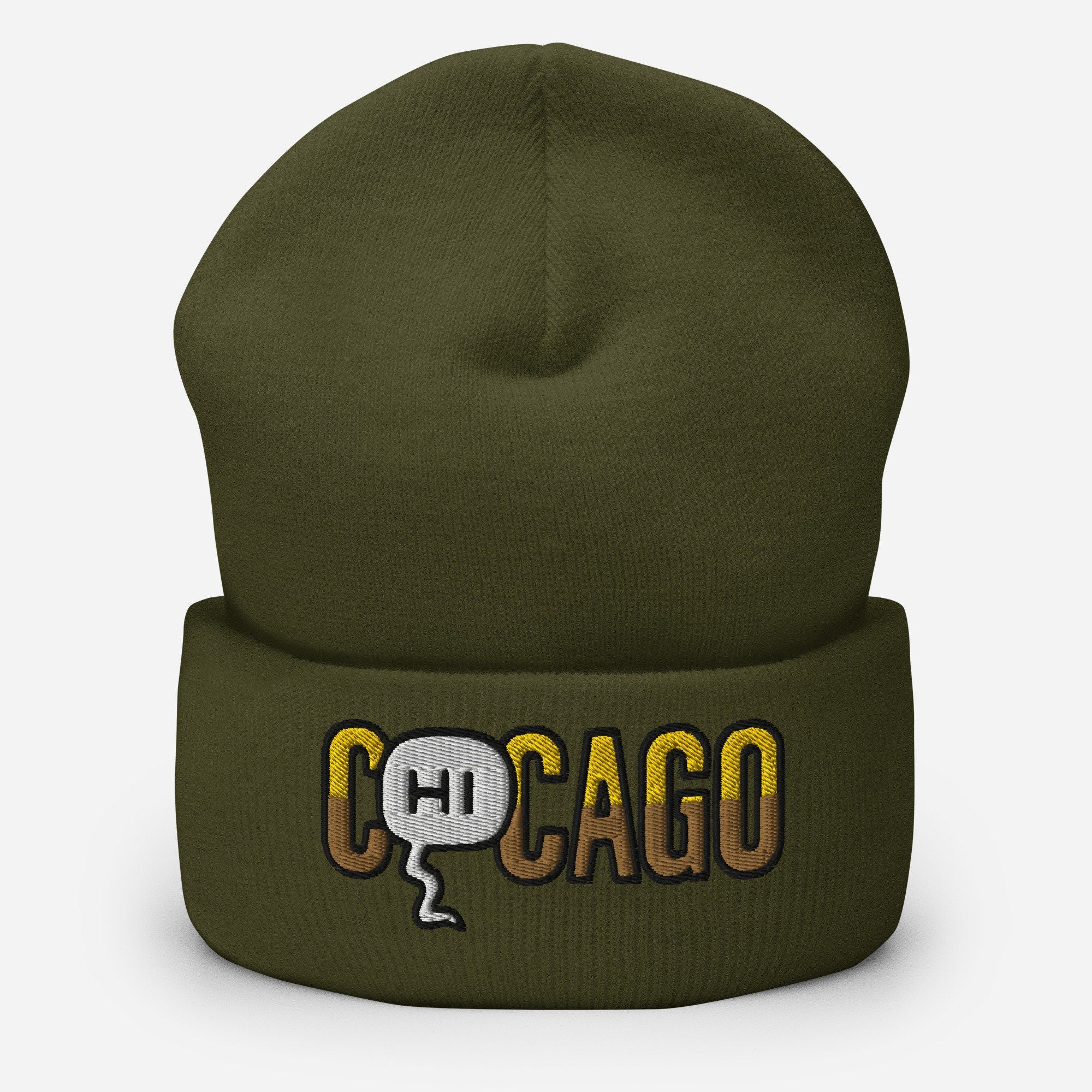 C(Hi)cago Embroidered Beanie