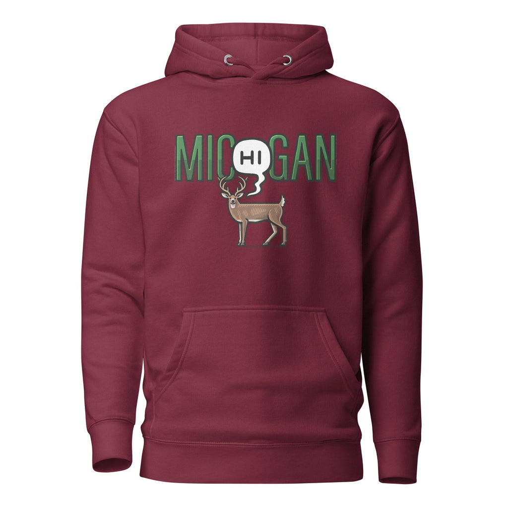 Mic(Hi)gan Deer Unisex Hoodie