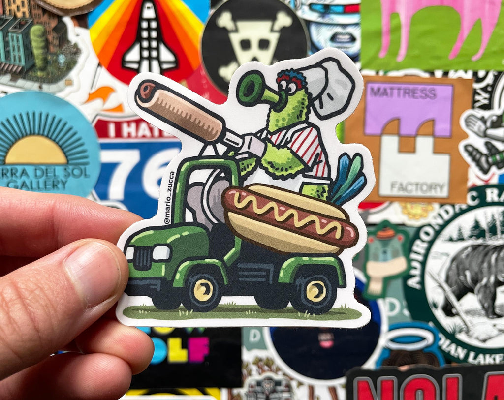 Phanatic Hot Dog Cannon Sticker