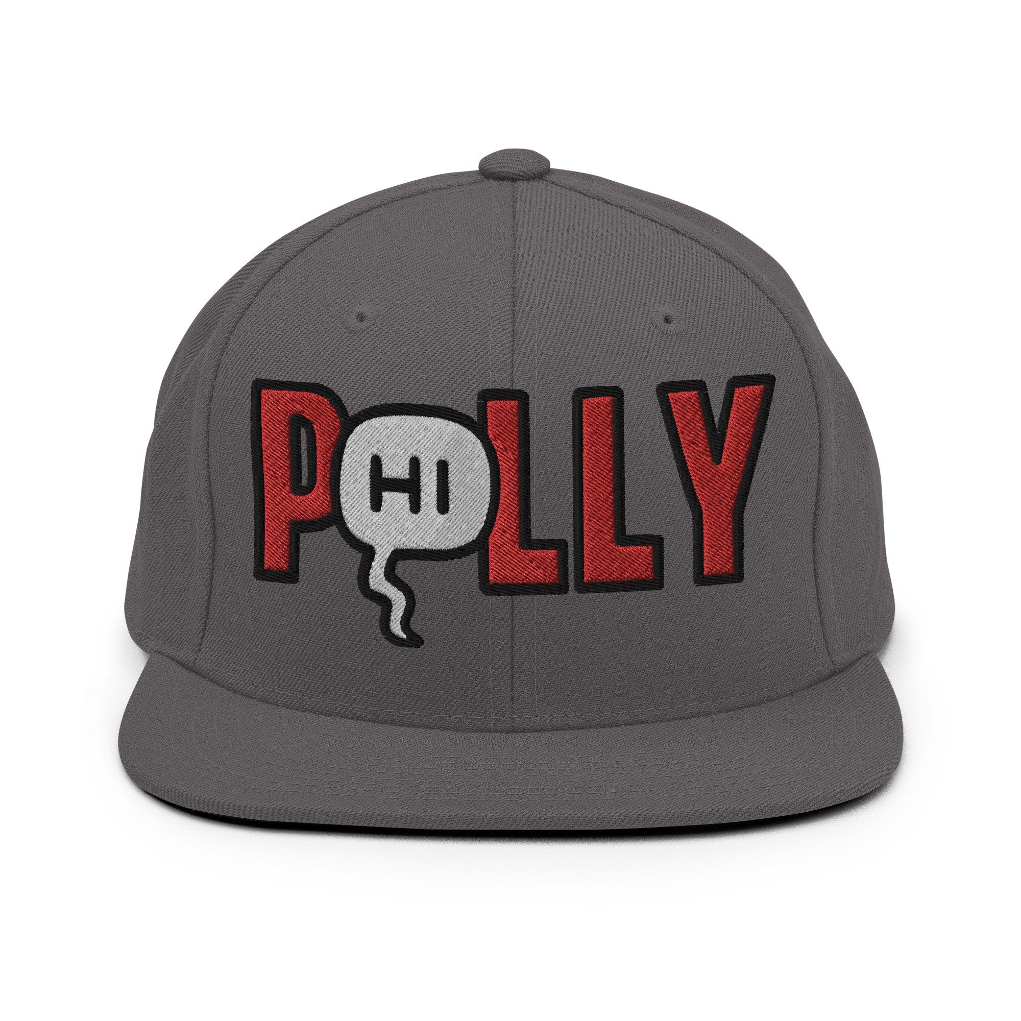 P(Hi)lly Embroidered Snapback Hat