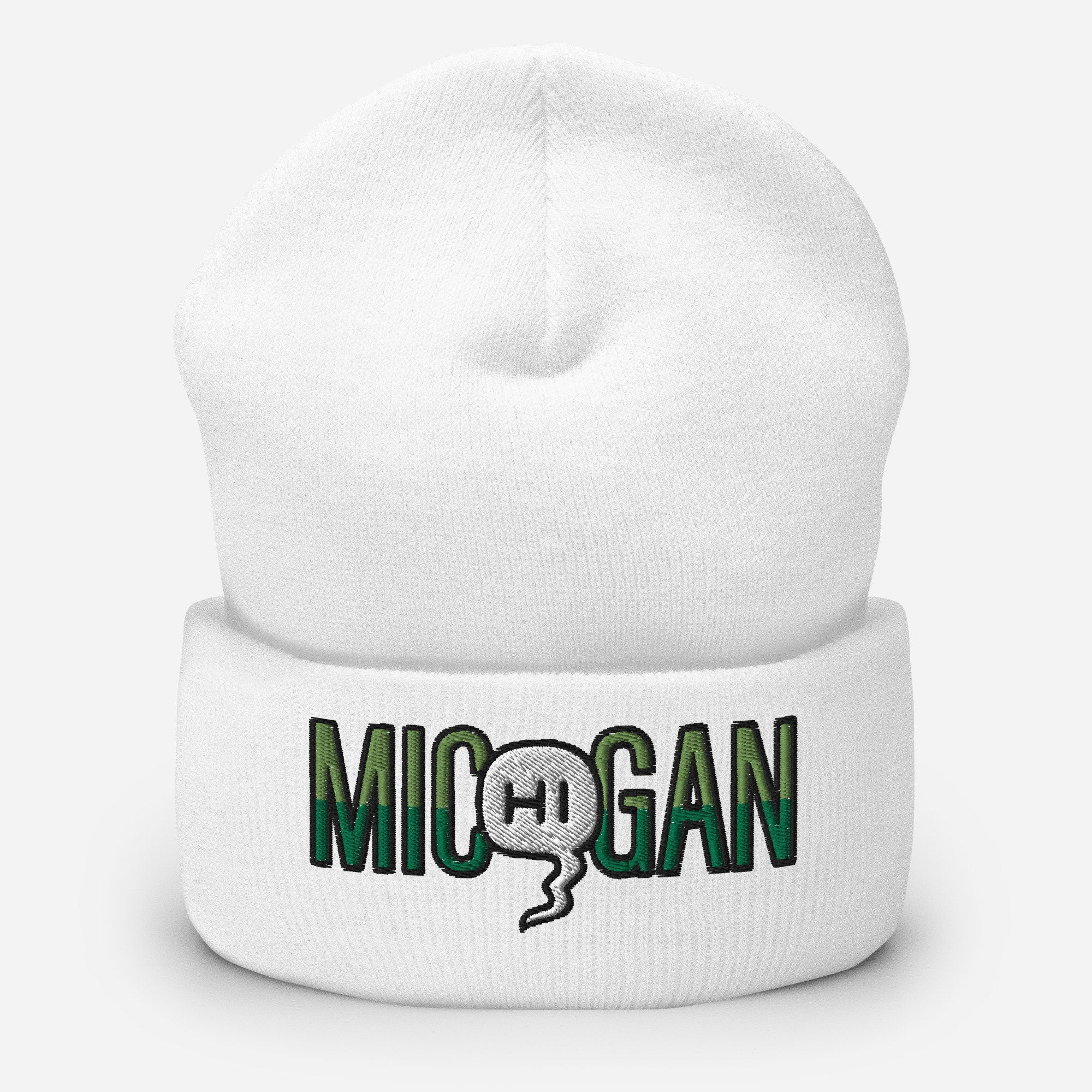 Mic(Hi)gan Embroidered Beanie