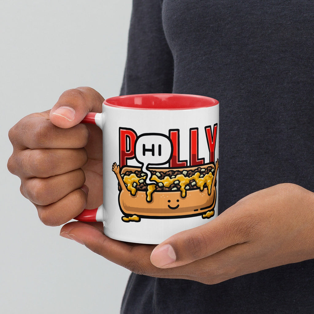 P(Hi)lly Cheesesteak Mug with Color Inside