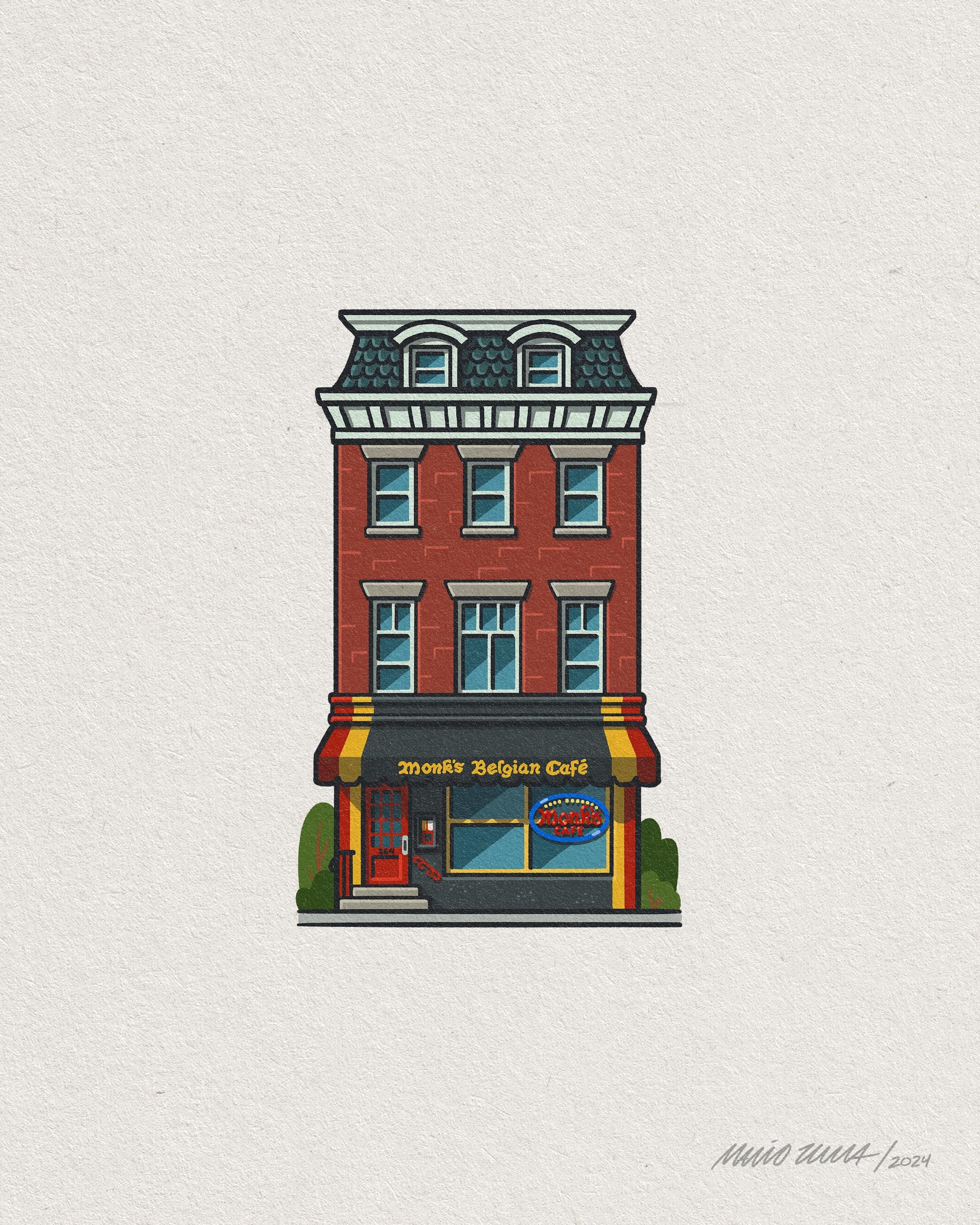 Philly Eats – Monk's Cafe