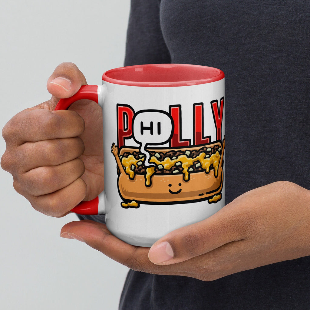 P(Hi)lly Cheesesteak Mug with Color Inside