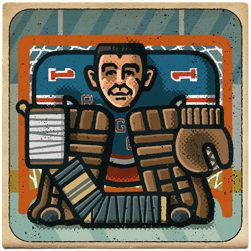 Gump Worsley Portrait