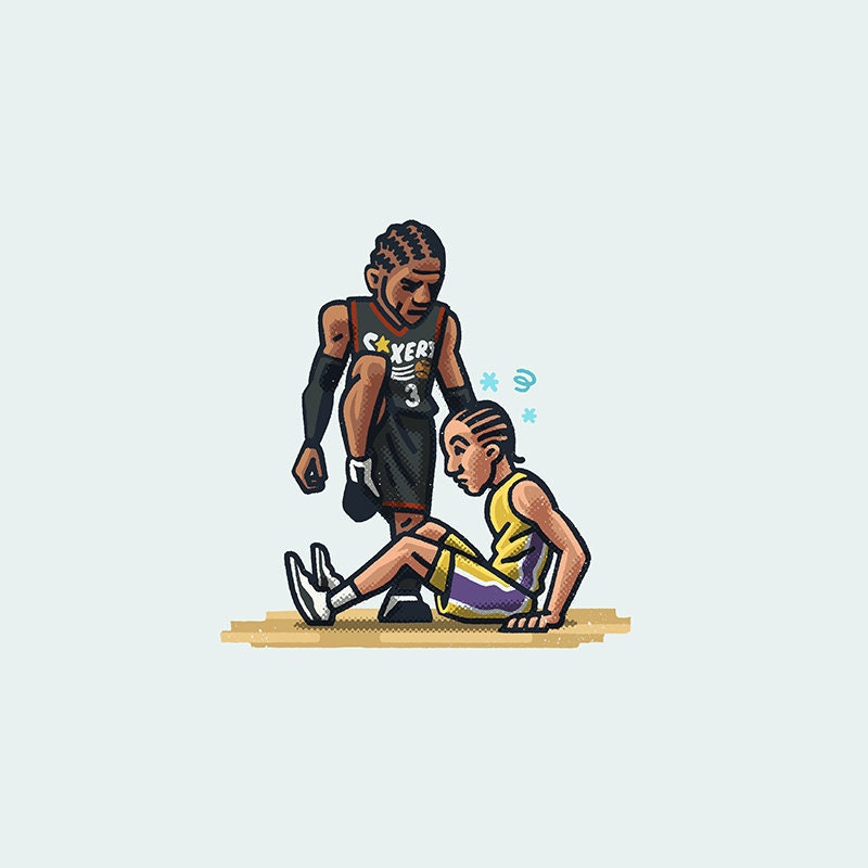 Allen Iverson Steps Over Ty Lue