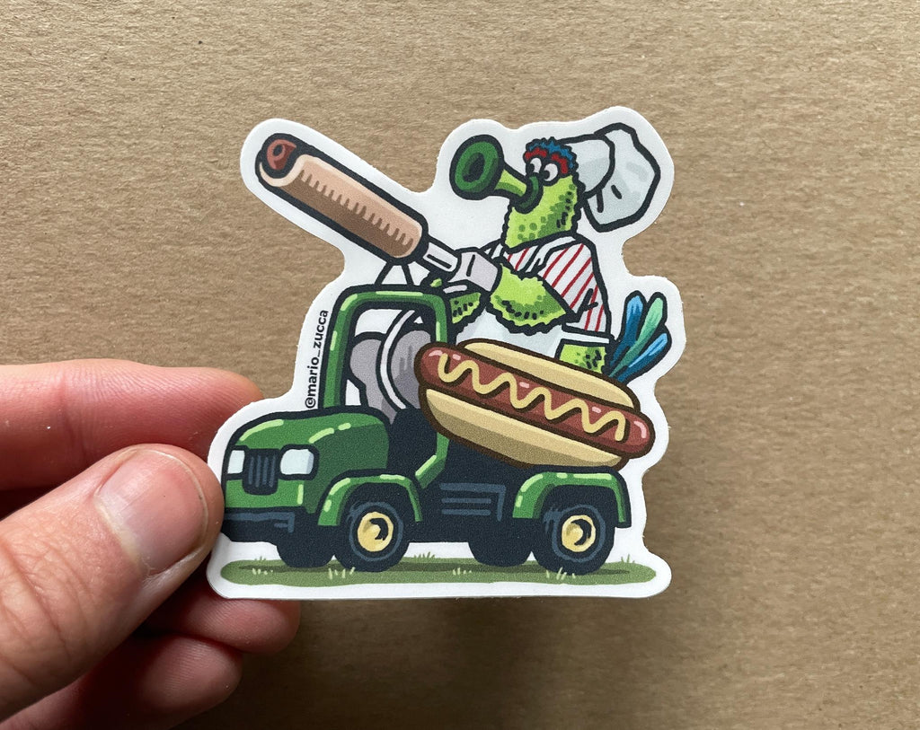 Phanatic Hot Dog Cannon Sticker