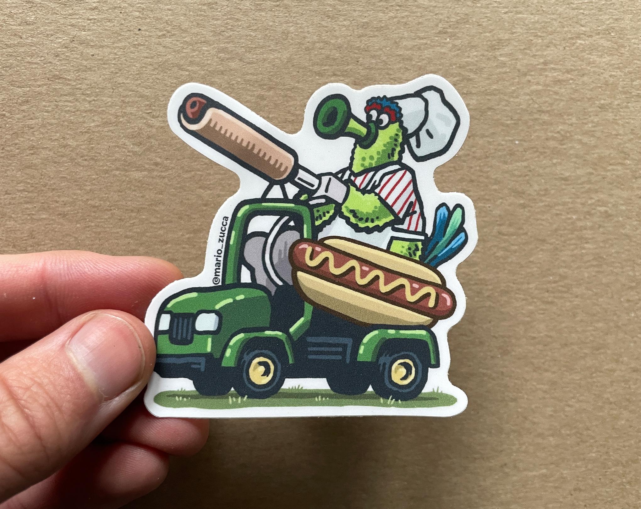 Phanatic Hot Dog Cannon Sticker