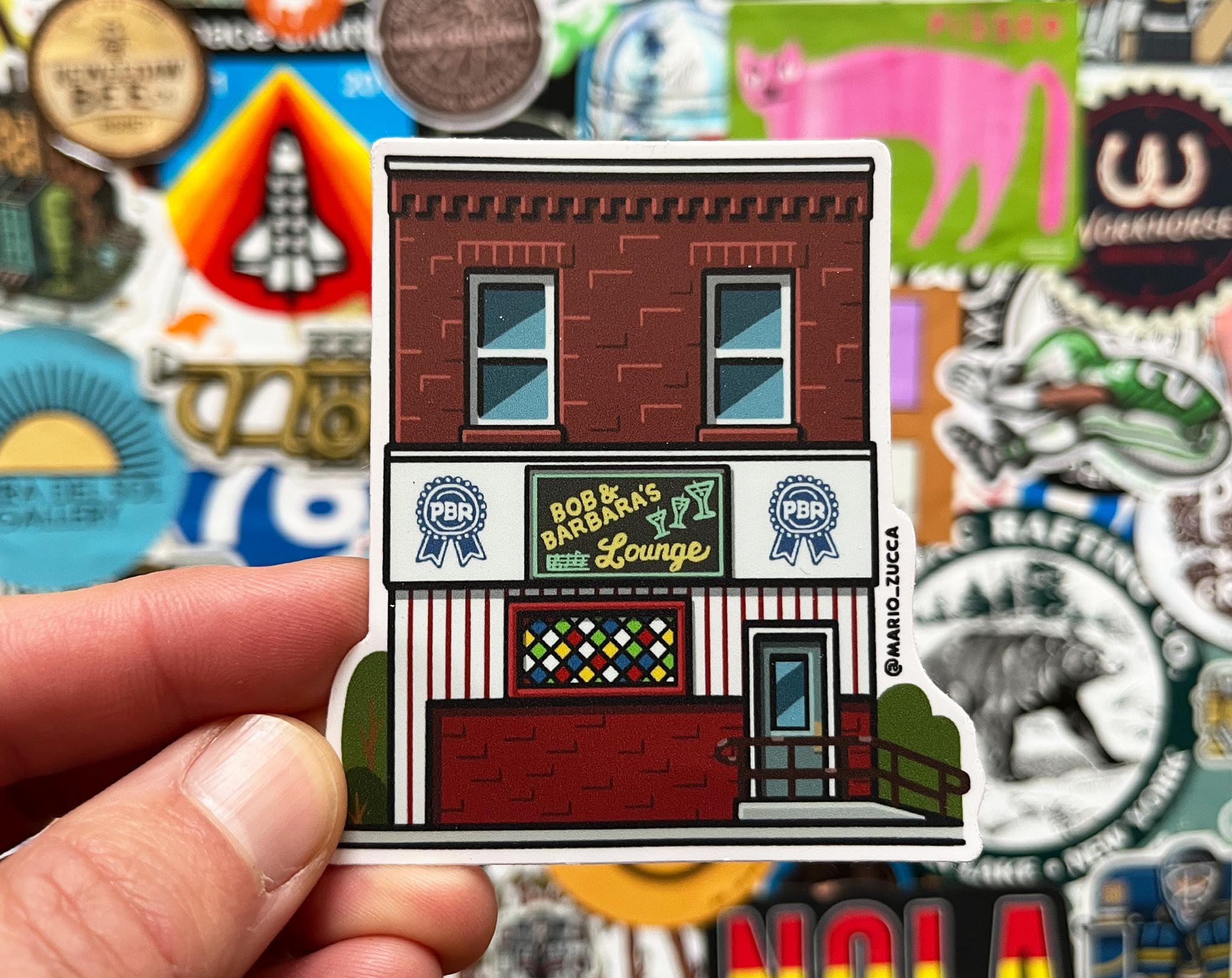 Bob & Barbara's Sticker