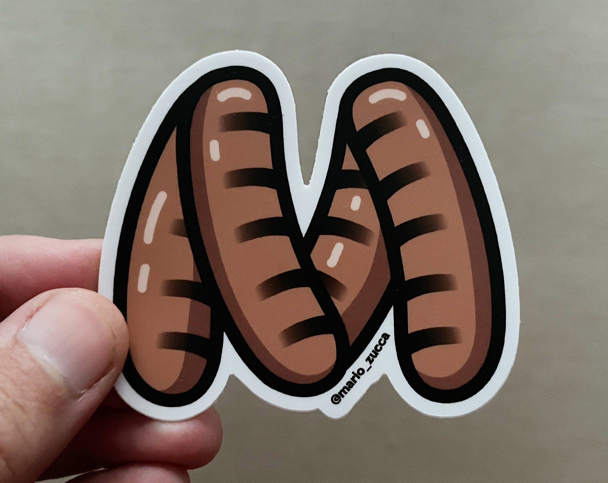 Milwaukee "MMMM Brats" Sticker