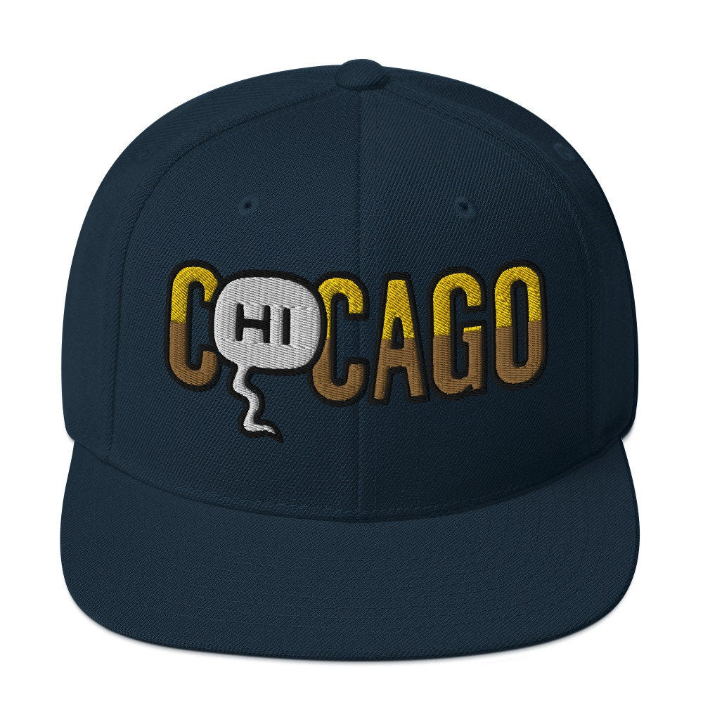 C(Hi)cago Embroidered Snapback Hat