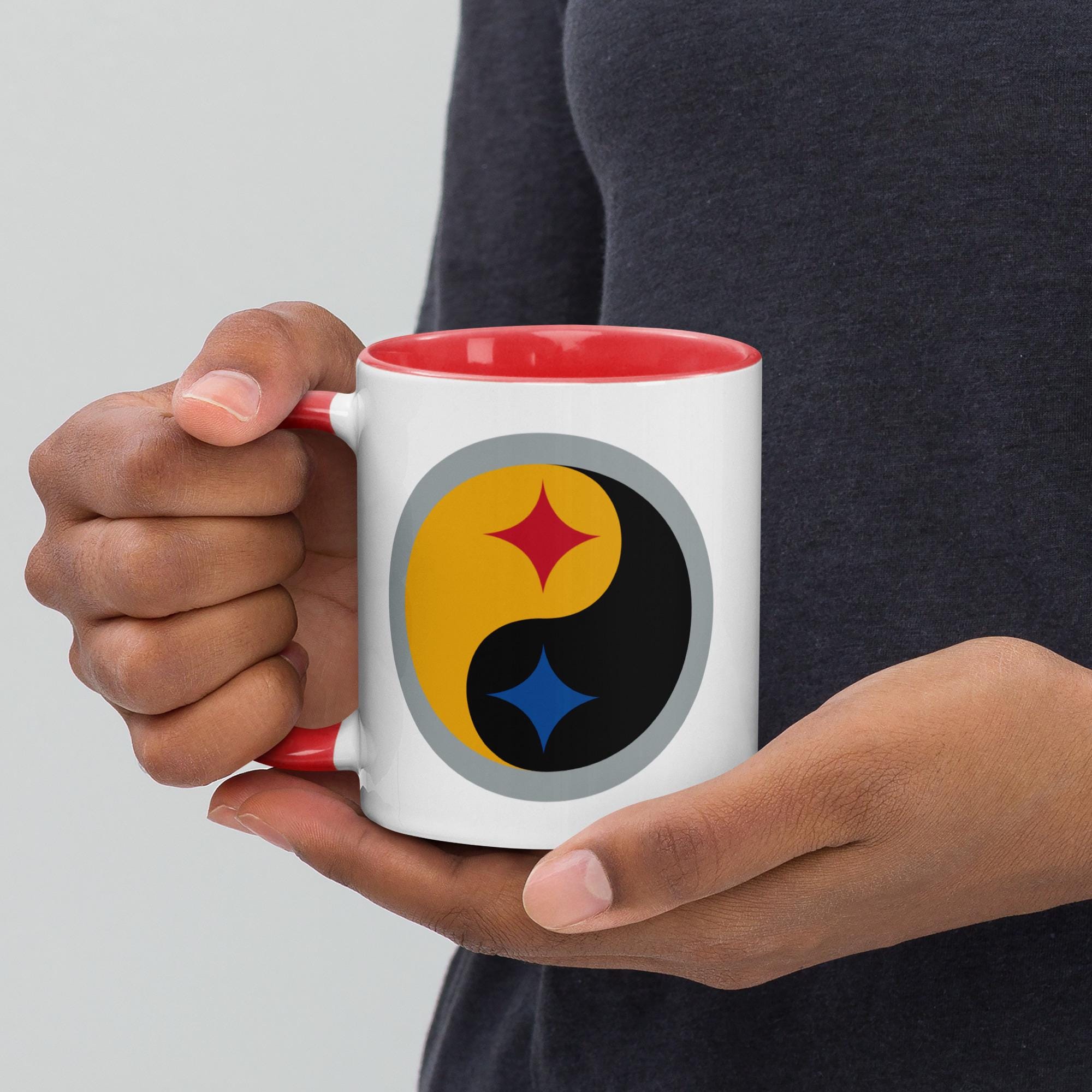 Yinz Yang Mug with Color Inside