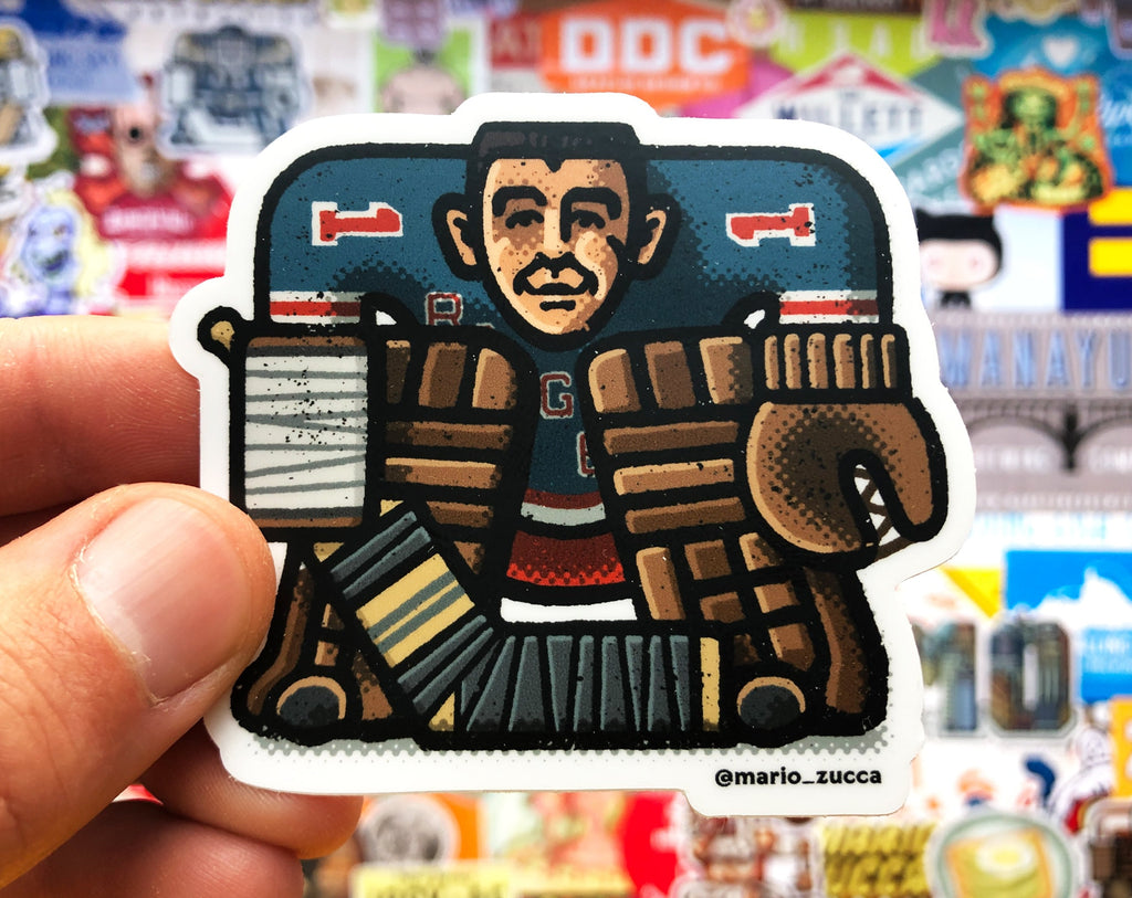 Gump Worsley Sticker