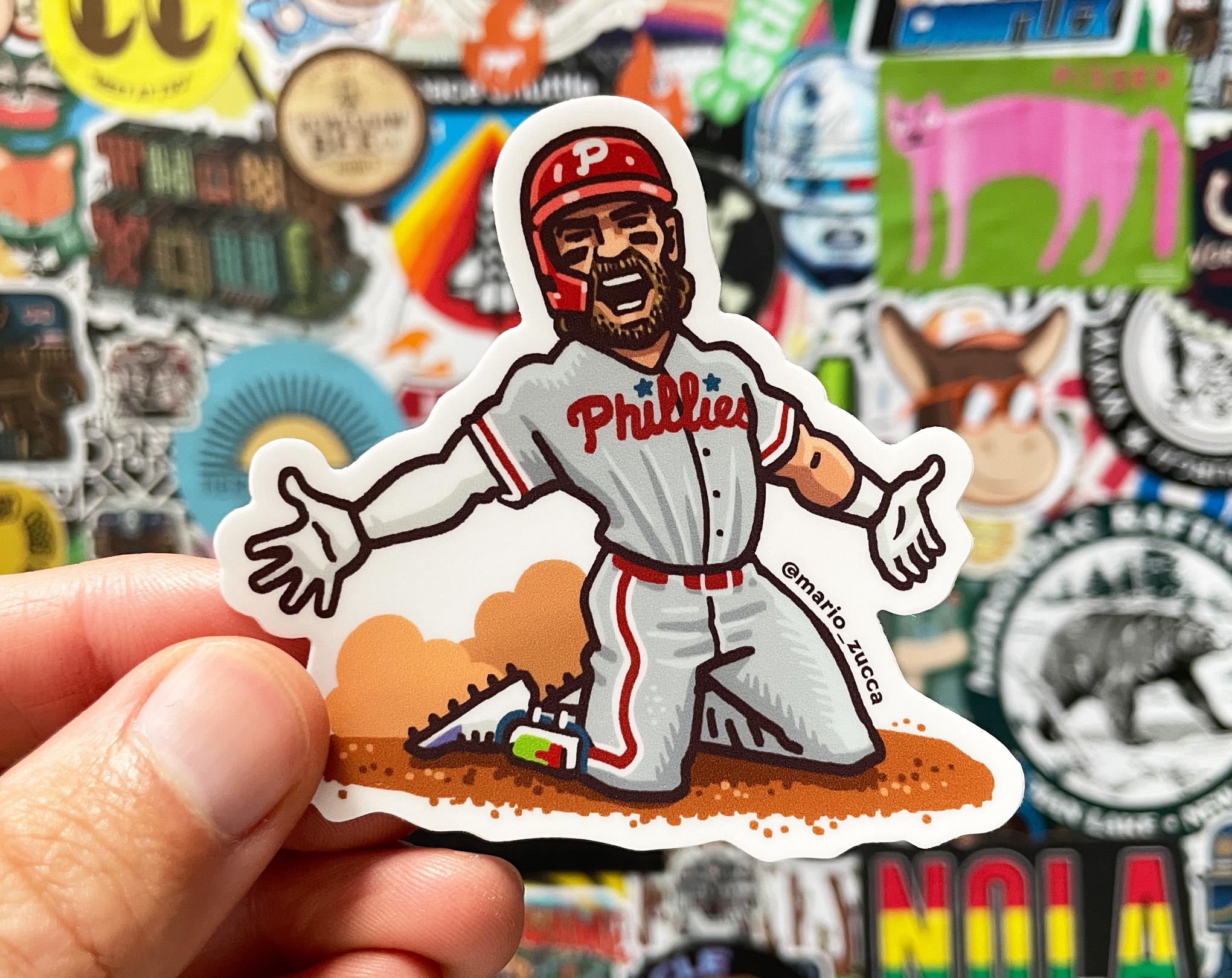 Bryce Harper Soccer Slide Sticker