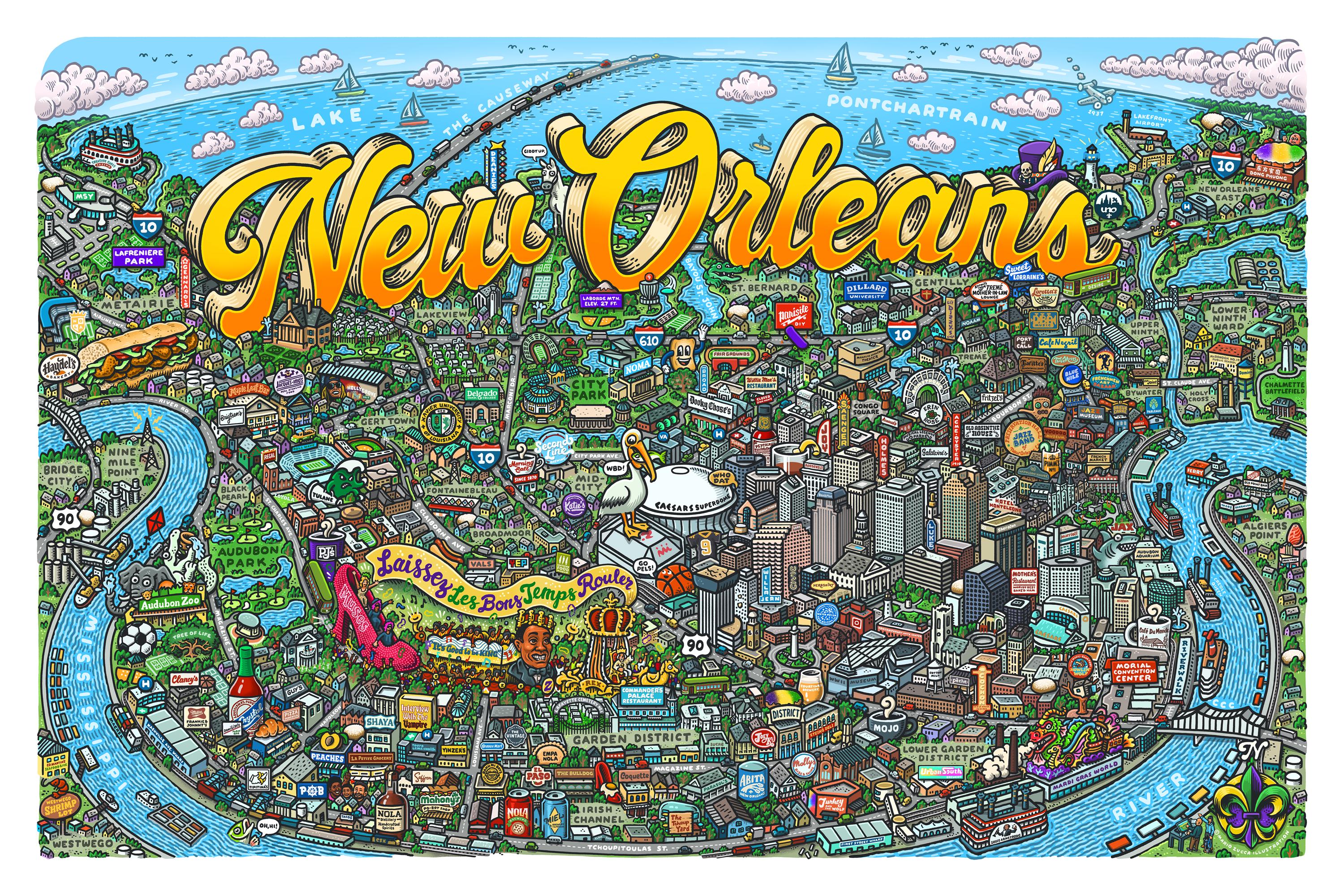 New Orleans Map