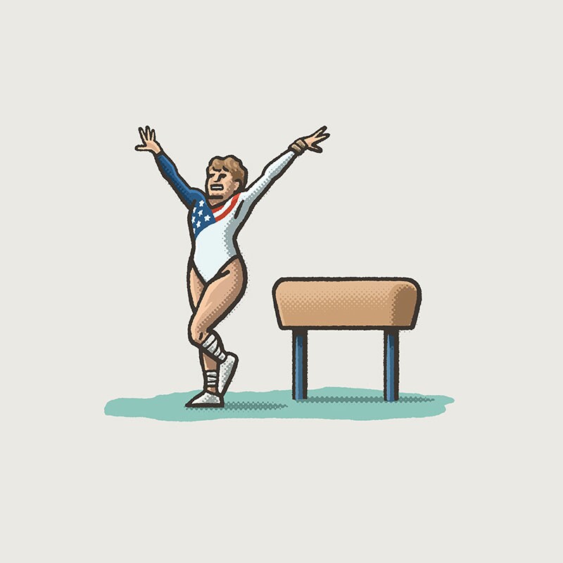 Kerri Strug's One-Footed Landing Wins Gold