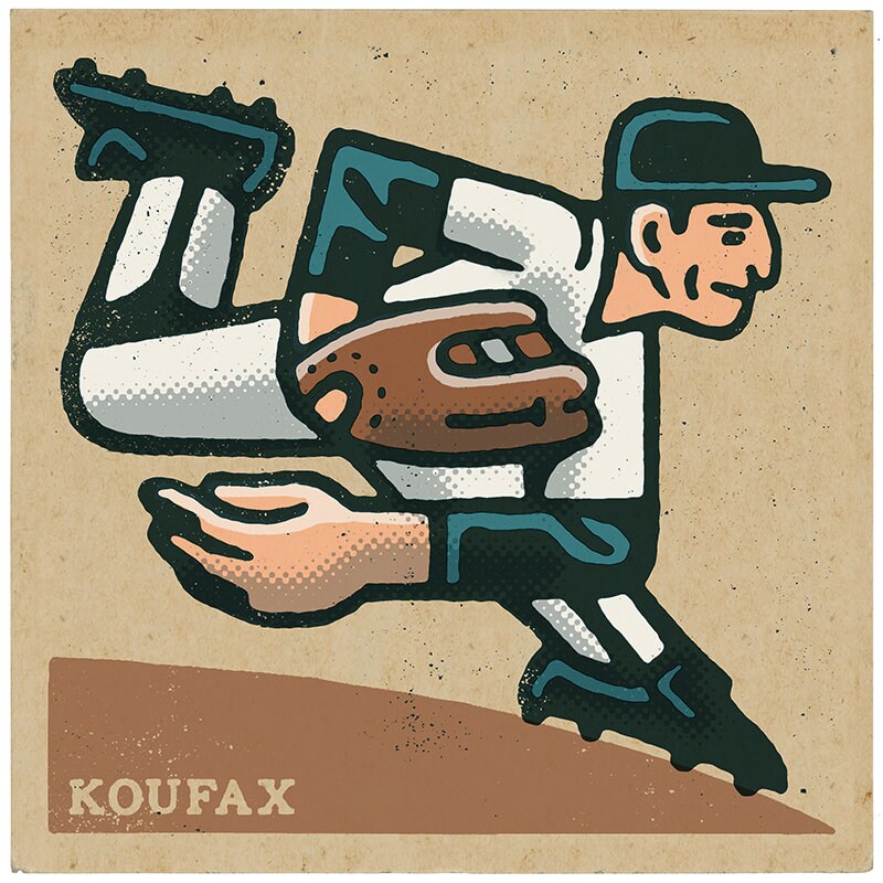 Sandy Koufax Portrait