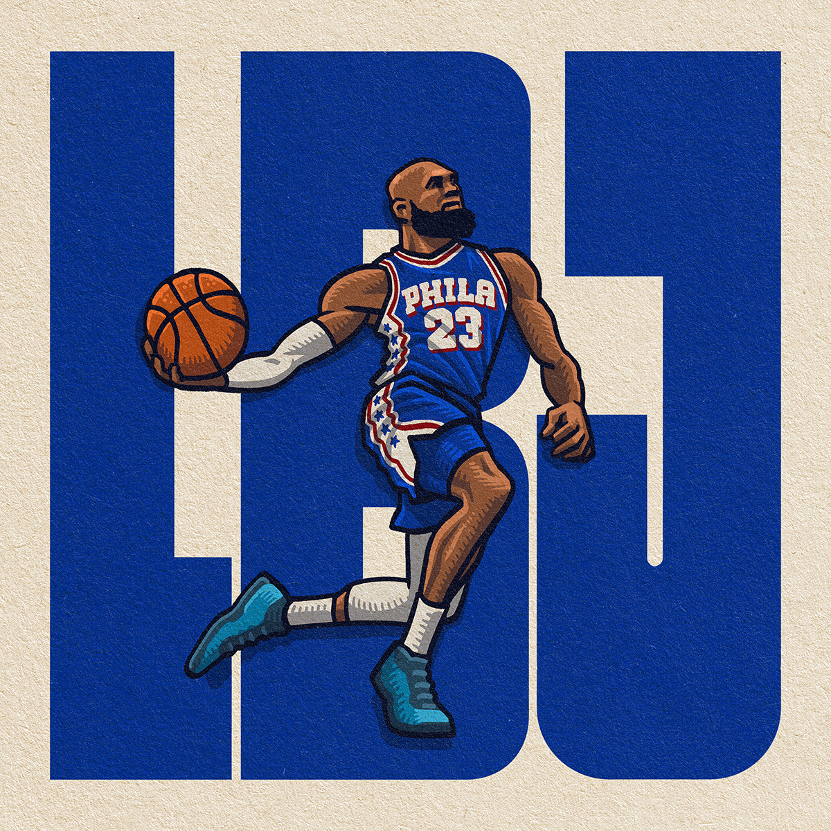 LeBron James "LBJ" Portrait