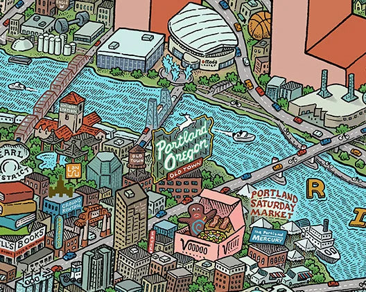 Portland Map