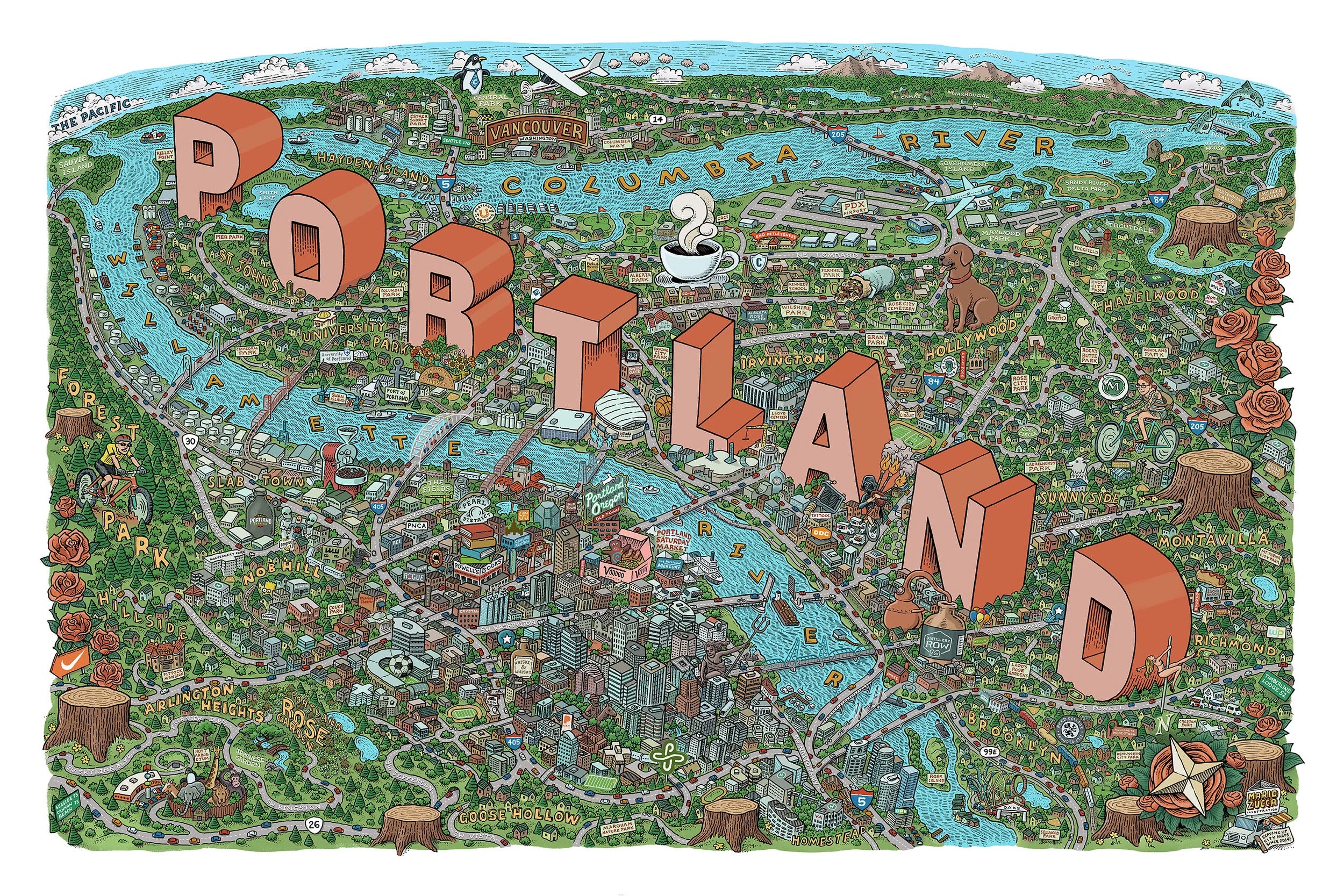 Portland Map