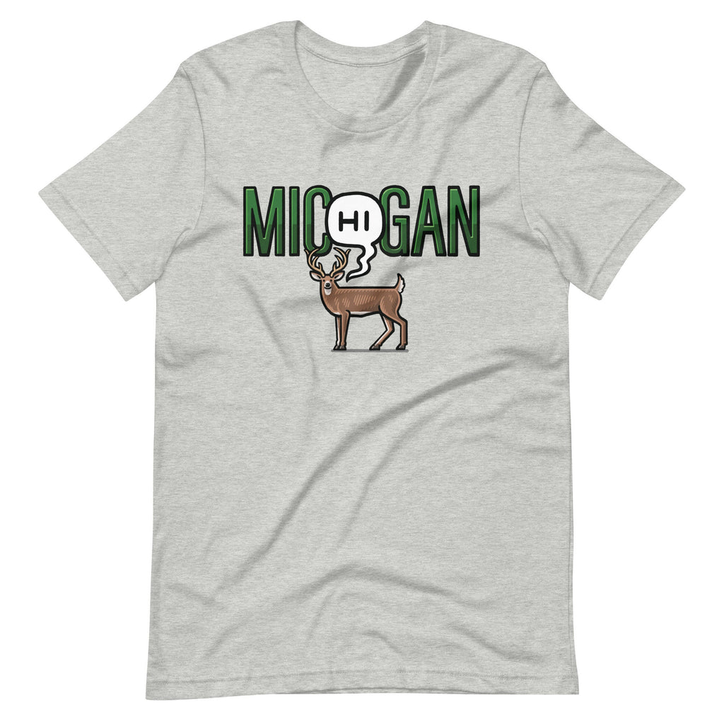 Mic(Hi)gan Deer Unisex T-Shirt