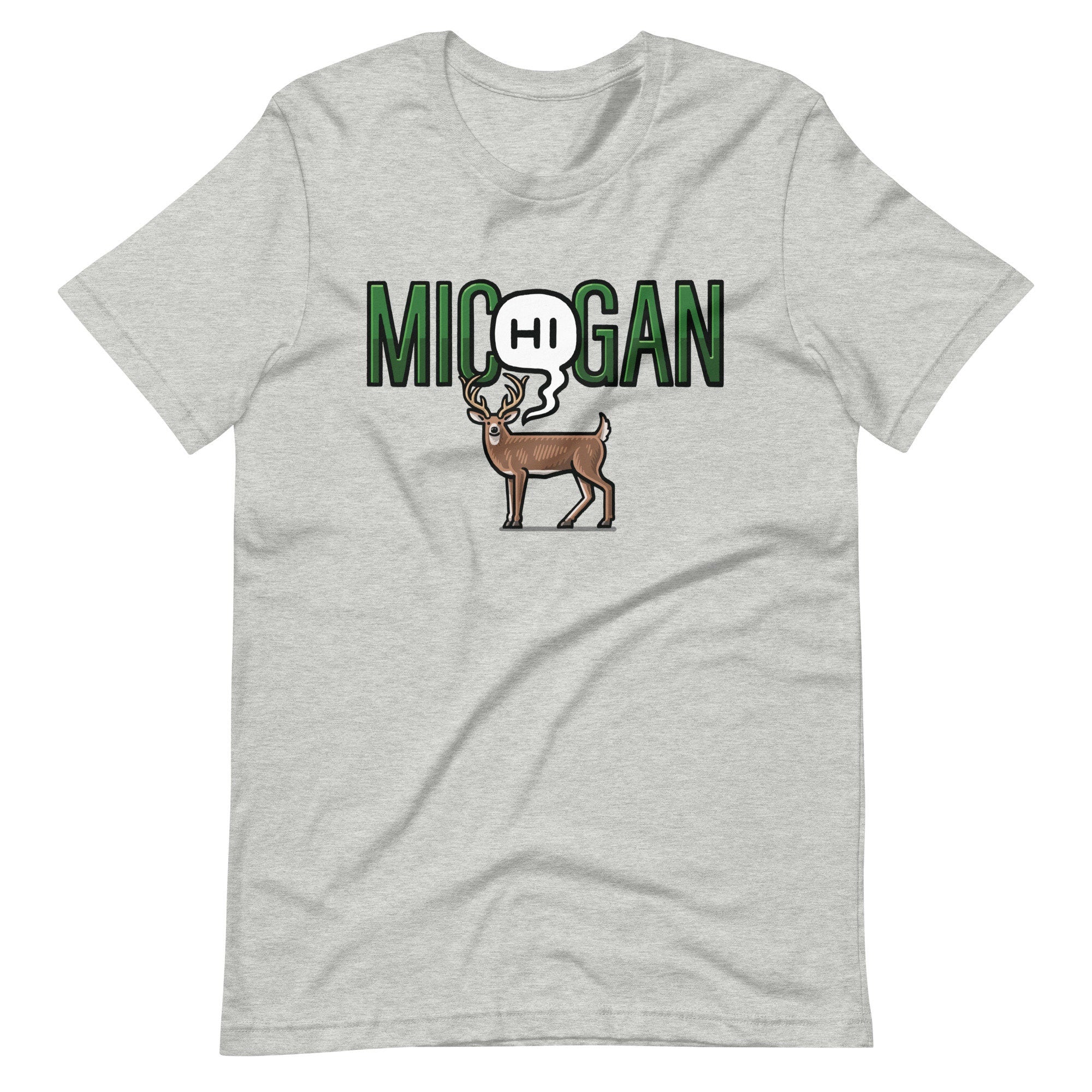 Mic(Hi)gan Deer Unisex T-Shirt