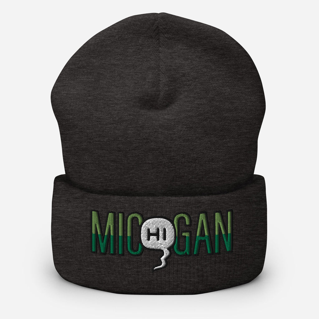 Mic(Hi)gan Embroidered Beanie