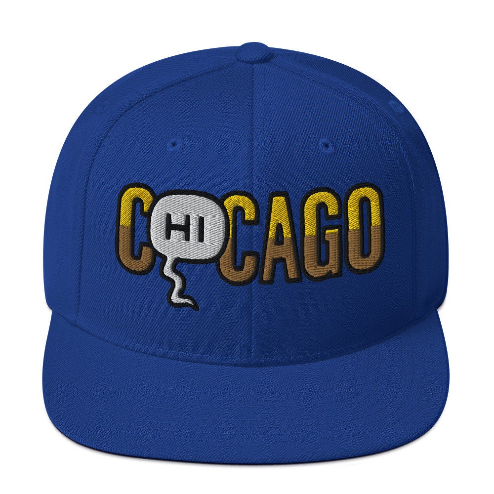 C(Hi)cago Embroidered Snapback Hat