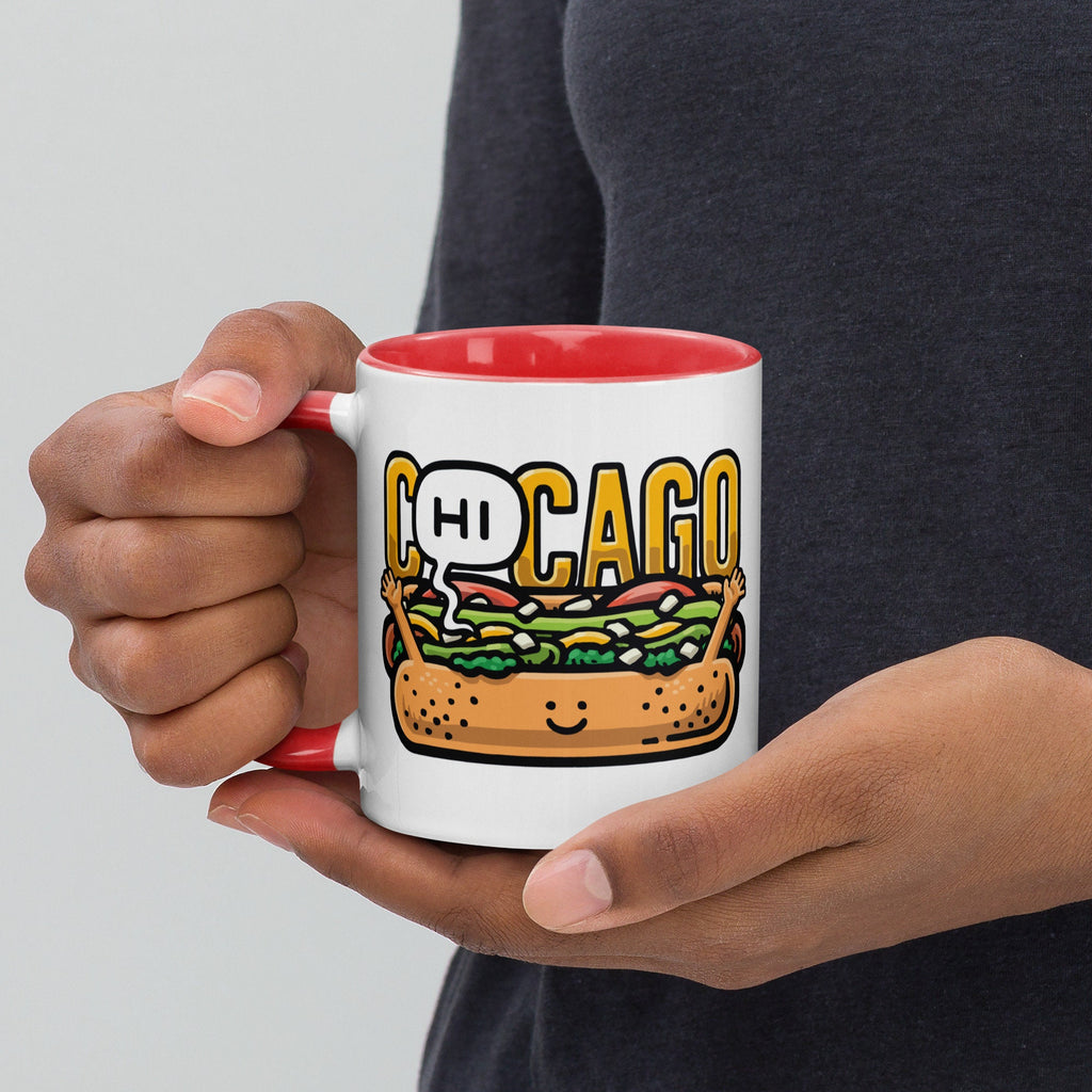 C(Hi)cago Dog Mug with Color Inside