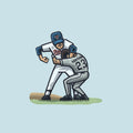 Nolan Ryan Puts Robin Ventura in a Headlock