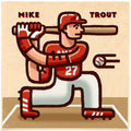 Mike Trout Portrait